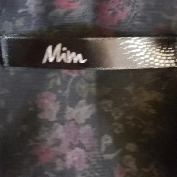 MIM M black‎ floral off the shoulder dress - Picture 7 of 8